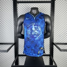 2023 Golden State Warriors Blue Honor Edition #30 CURRY  1:1  Quality NBA Season Jerseys