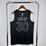 Golden State Warriors BLACK Honor Edition #30 CURRY   1:1  Quality NBA Season Jerseys