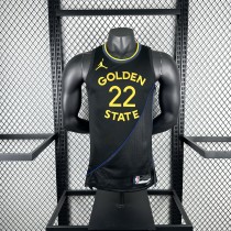 2025 Golden State Warriors BLACK JORDAN #22 WIGGINS 1:1  Quality NBA Season Jerseys