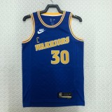 2023 Golden State Warriors Blue Retro #30 CURRY  1:1  Quality NBA Season Jerseys