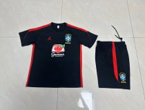 26/27（2026） Brazil Black Kids 1:1 Quality Soccer Jersey