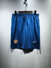 2008/2009  Manchester United   Away Blue 1:1 Quality Retro Shorts