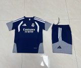 26/27（2026）Real Madrid  Royal Blue Kids Kits 1:1 Quality Soccer Jersey
