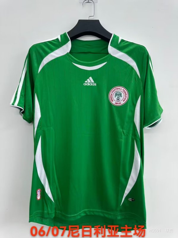 2006/2007  Rrtro Nigeria Home  Fans Retro 1:1 Quality Retro Soccer Jersey