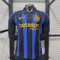 26/27（2026） Inter Milan Home Long sleeve Player 1:1 Quality Soccer Jersey