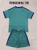 26/27（2026） Argentina Goalkeeper Green 1:1 Kids Soccer Jersey