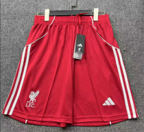 25/26 Liverpool Home Red 1:1 Quality Shorts