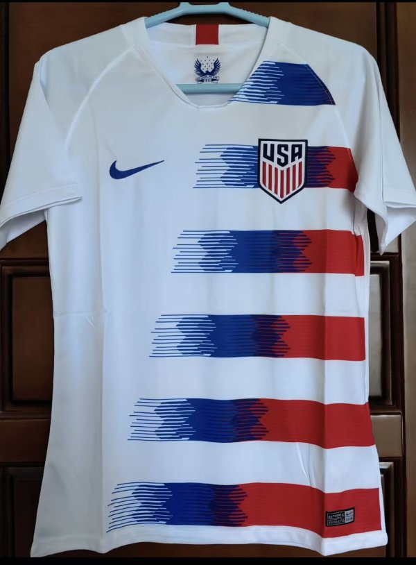 2018 USA Home Fans 1:1 Quality Retro Soccer Jersey