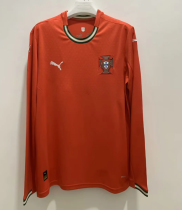 25/26 Portugal  Long Sleeves Home Fans 1:1 Quality Soccer Jersey