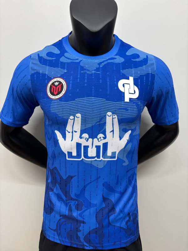 26/27 (2026) 	 singer Fan Blue Player 1:1 Quality Soccer Jersey