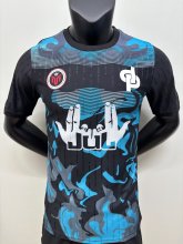 26/27 (2026) 	 singer Fan Blue Black  Player 1:1 Quality Soccer Jersey