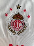 1999/2000 Toluca Away Long sleeve Fans  Retro 1:1 Quality Soccer Jersey