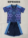 26/27（2026）Sporting Kansas City Away  Kids 1:1 Quality Soccer Jersey