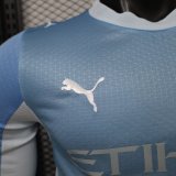 26/27 (2026)   Manchester City Home Long Sleeve Player 1:1 Quality Soccer Jersey