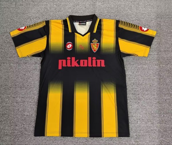 2003/2004 Real Zaragoza Away Fans Retro 1:1 Quality Soccer Jersey