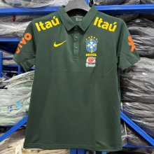 26/27 (2026）Brazil Polo  Green  Fans 1:1 Quality Soccer Jersey