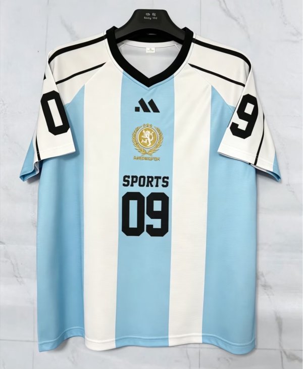 26/27 (2026) American style leisure Light  Blue White  Fans 1:1 Quality Soccer Jersey