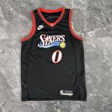 2026  Philadelphia 76ers  Retro  BLACK  #0 MAXEY   1:1 Quality NBA Season Jerseys