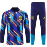 26/27 (2026) Spain  Training Suit Royal Blue 1:1 Quality Training Jersey