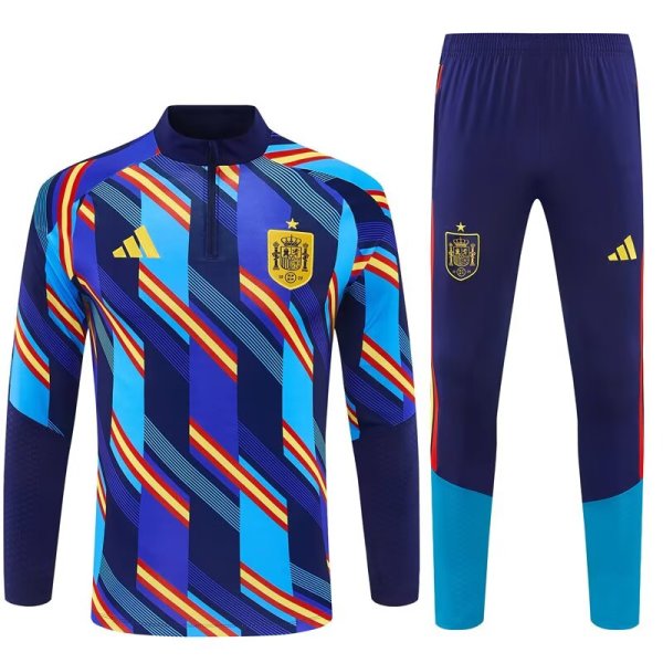 26/27 (2026) Spain  Training Suit Royal Blue 1:1 Quality Training Jersey