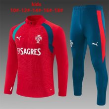 26/27 (2026)  Portugal Red  Kids 1:1 Quality Training Jersey