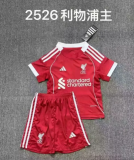 25/26 Liverpool Home Kids Fans Version 1:1 Quality Soccer Jersey
