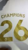 25/26 Arsenal Home Fans CHAMPOONS #26 Champion Version 1:1 Quality Soccer Jersey