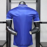 26/27（2026） Brazil POLO T-shirt Blue Player  1:1 Quality Soccer Jersey