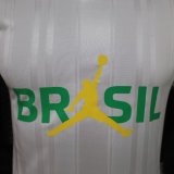26/27（2026） Brazil POLO T-shirt White Player  1:1 Quality Soccer Jersey