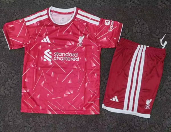 26/27 Liverpool Home Kids Fans Version 1:1 Quality Soccer Jersey