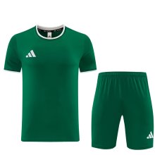 26/27 (2026） Adidas Clover T-shirt Green With Pants Sets 1:1 Quality Soccer Jersey