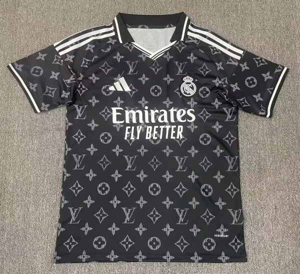 25/26 Real Madrid Home Special Edition Grey  Fans 1:1 Quality Soccer Jersey