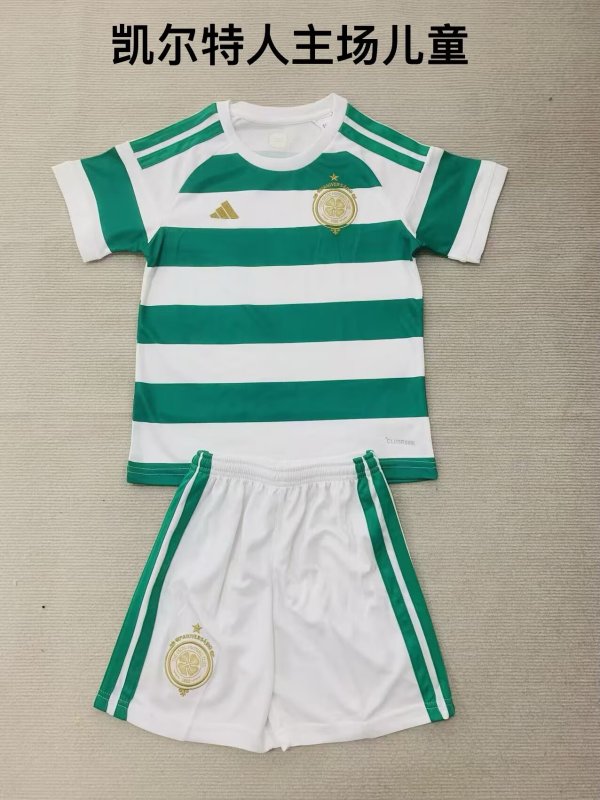 26/27（2026）Celtic Home  Kids KIits 1:1 Quality  Soccer Jersey