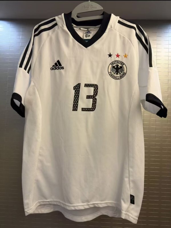 2002 Germany Home Fans Retro 1:1 Quality  Soccer Jersey
