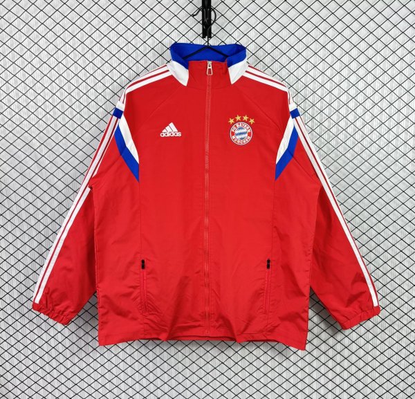 2014/2015  Bayern Munich  Red Retro  Windbreaker