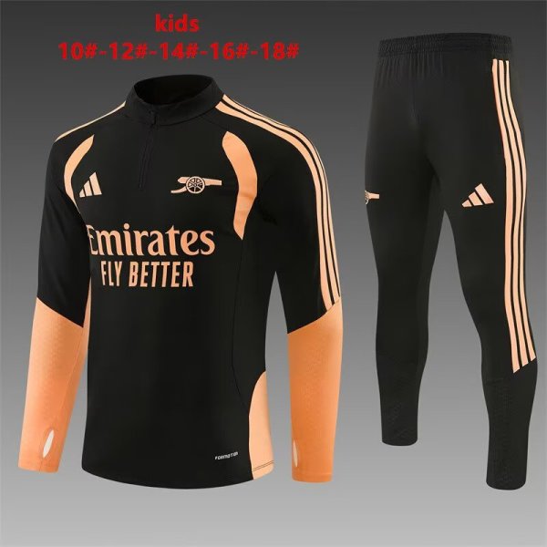 26/27 (2026) Arsenal  Black Kids  1:1 Quality Training Jersey