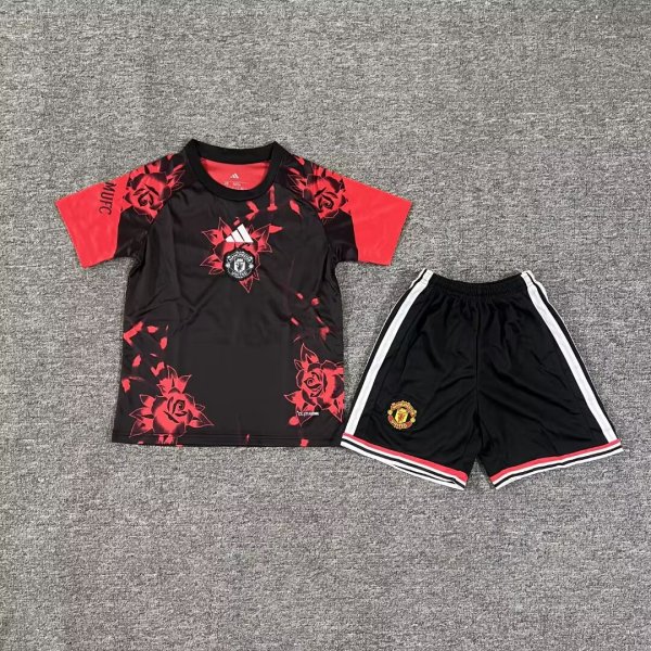 26/27 (2026) Manchester United Special Edition Kids Kits 1:1 Quality Soccer Jersey
