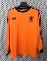 1980 Netherlands Home Long Sleeve Retro 1:1 Quality  Soccer Jersey