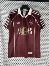 26/27（2026）Adidas Clover T-shirt Maroon  Fans  1:1 Quality  Soccer Jersey
