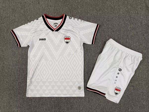 26/27 (2026) 	Iraq Home   Kids Kits 1:1 Quality Soccer Jersey