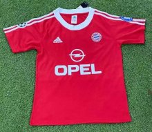 2000/2001 Bayern Munich Home Red Fans Retro 1:1 Quality Soccer Jersey