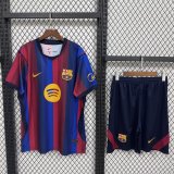 26/27(2026)  Barcelona Home With Pants Sets Fans 1:1 Quality Soccer Jersey
