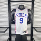 2023  Philadelphia 76ers   Home White #9 OUBRE JR.  1:1 Quality NBA Season Jerseys