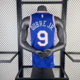 2023  Philadelphia 76ers   Away Blue #9 OUBRE JR. 1:1 Quality NBA Season Jerseys
