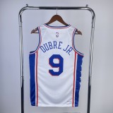 2023  Philadelphia 76ers   Home White #9 OUBRE JR.  1:1 Quality NBA Season Jerseys