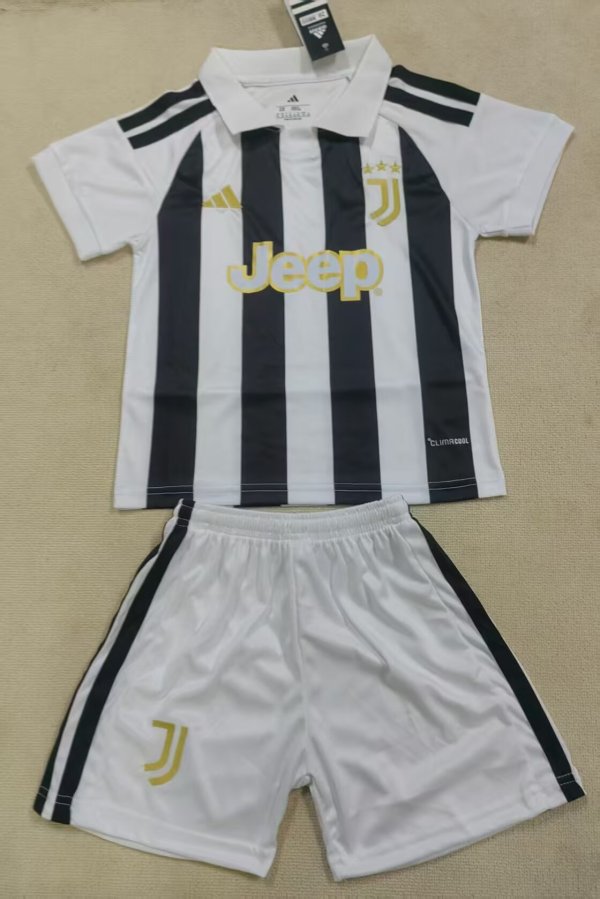 26/27(2026)Juventus Home Kids Kits 1:1 Quality Soccer Jersey