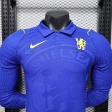 26/27 Chelsea Home Long Sleeve Player 1:1 Quality Soccer Jersey