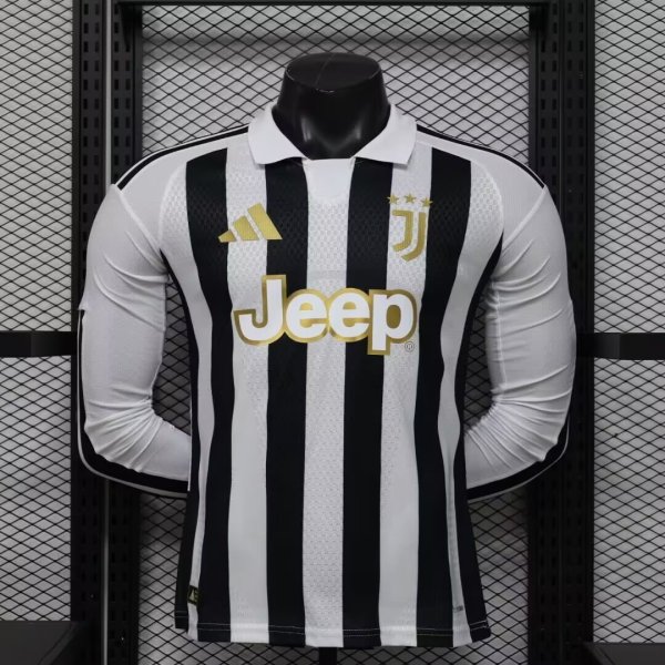 26/27 (2026) Juventus Home  Long Sleeve  Player 1:1 Quality Soccer Jersey