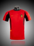 2002  Belgium Home  Fans Retro 1:1 Quality Soccer Jersey