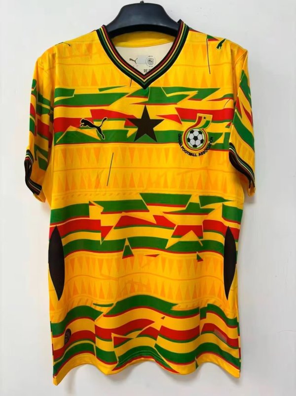 26/27（2026） Ghana Special Edition Yellow  Fans 1:1 Quality Soccer Jersey